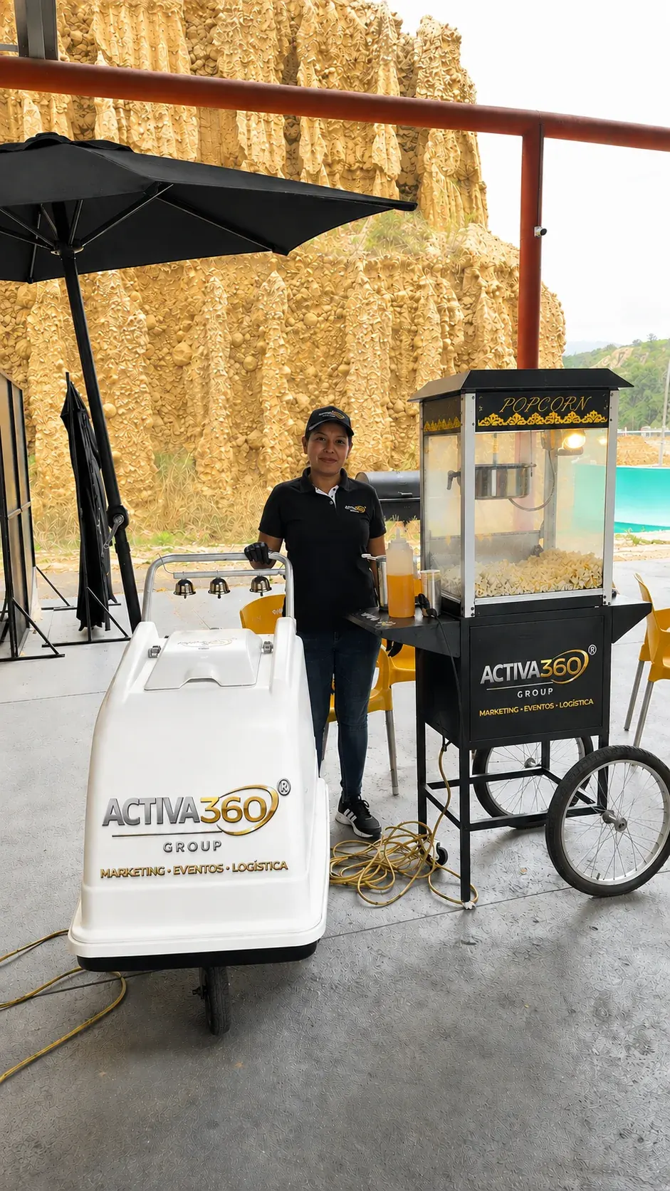 Estación de snacks · Experiencia de marca
