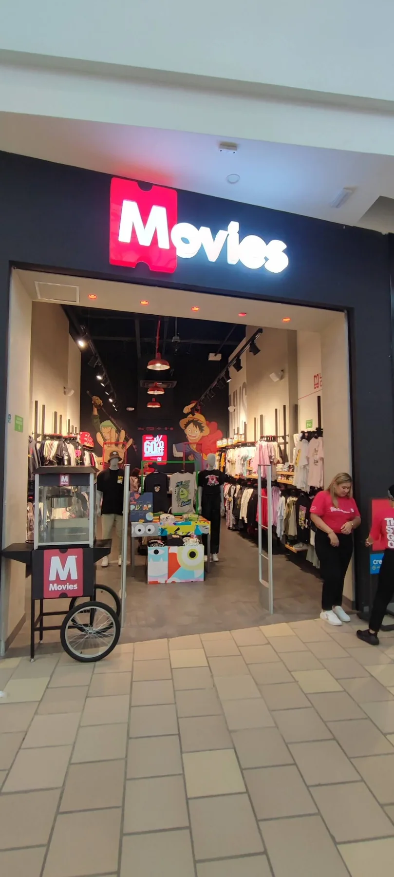 Movies · Experiencia en tienda