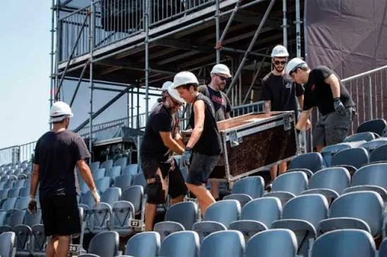 Montaje y estructura técnica para eventos de Activa 360 Group