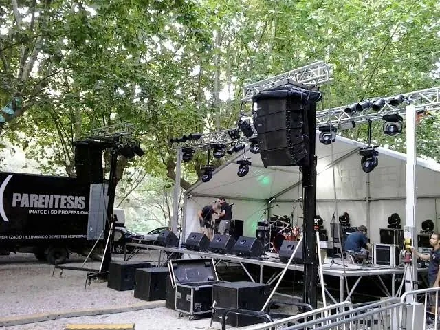 Producción técnica en exteriores para eventos de Activa 360 Group