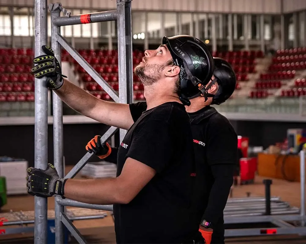 Montaje de estructuras para eventos de Activa 360 Group